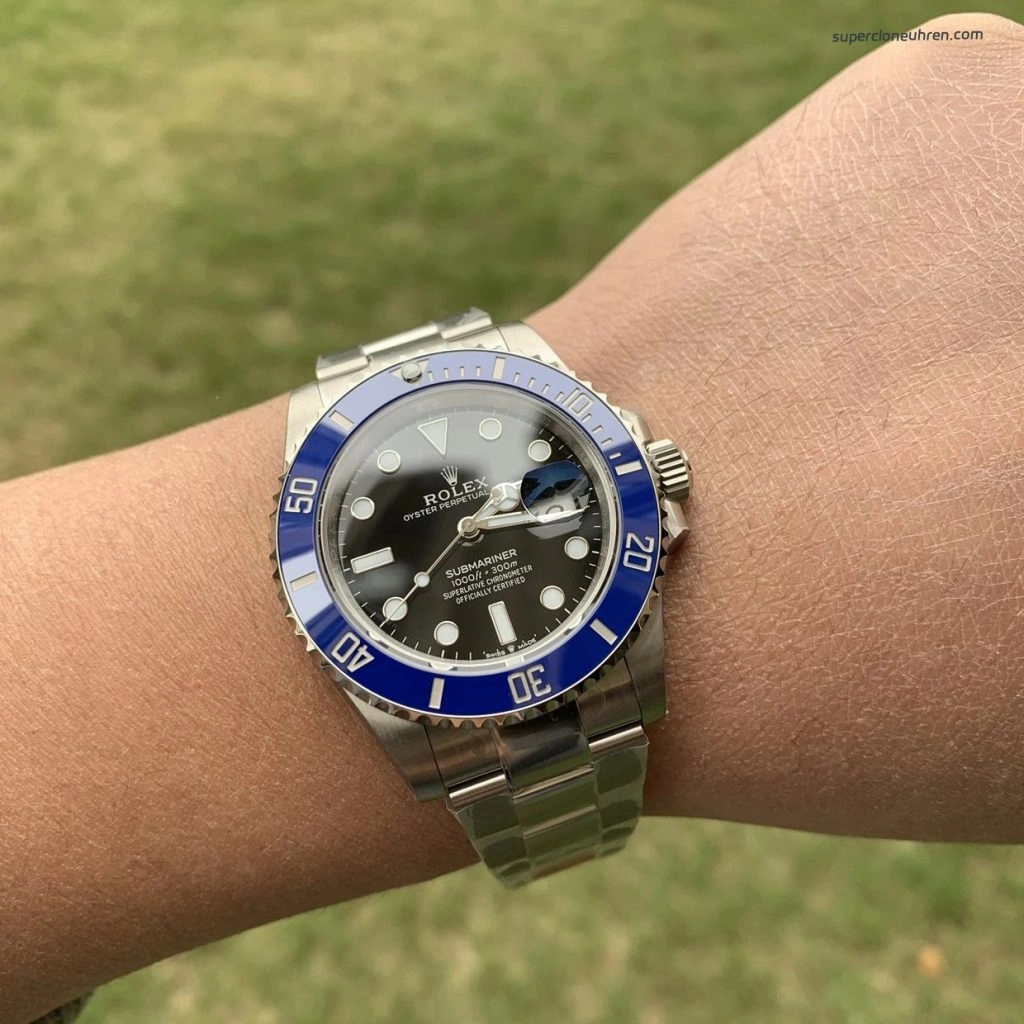 Super Clone Rolex Submariner m126619lb-0003 mit blauer Lünette 41mm