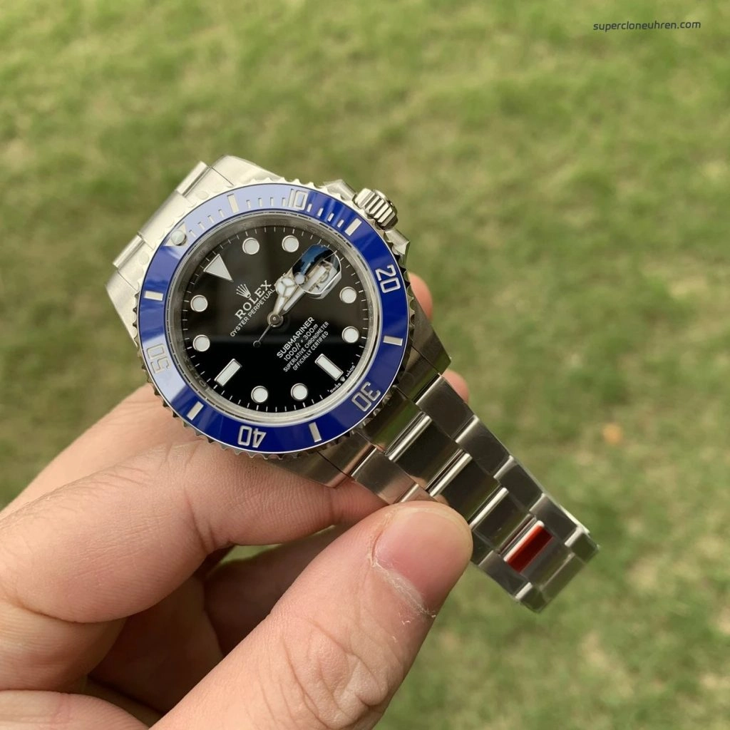 Super Clone Rolex Submariner m126619lb-0003 mit blauer Lünette 41mm