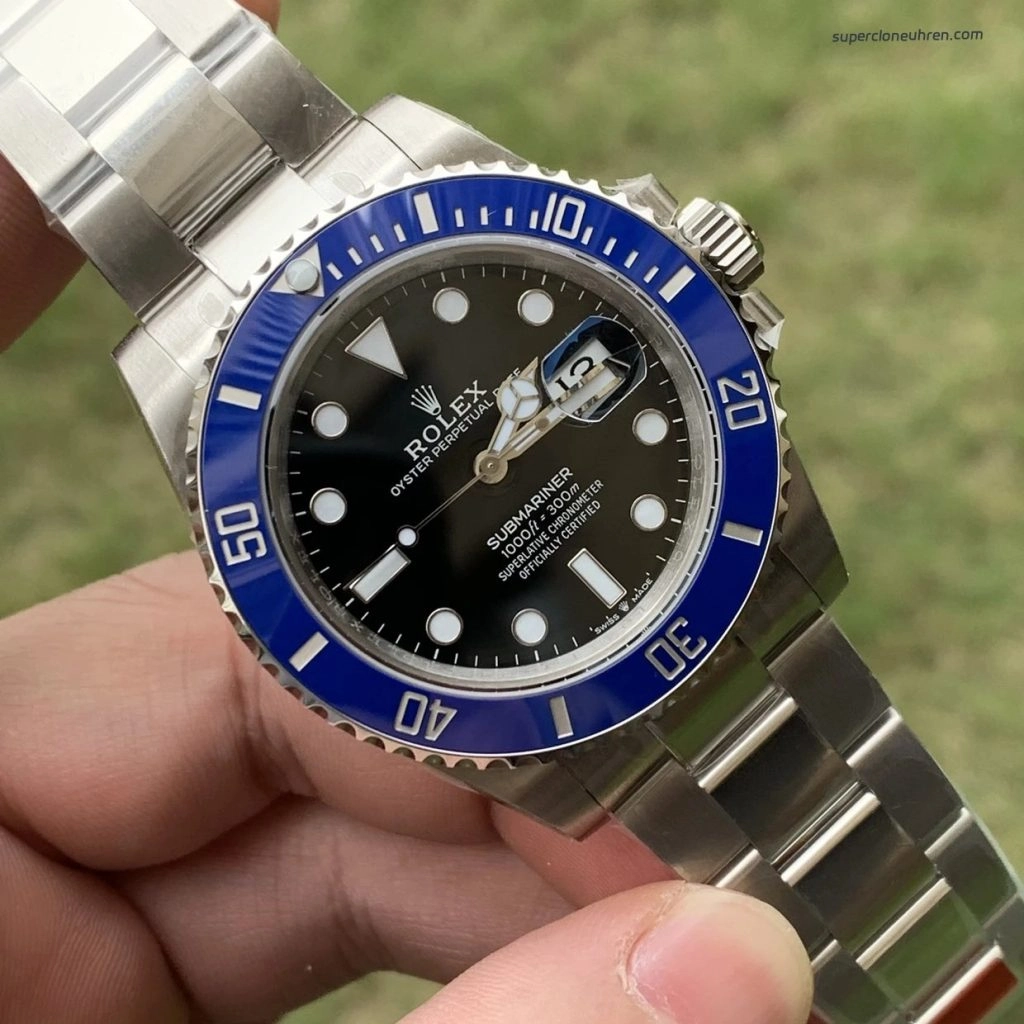 Super Clone Rolex Submariner m126619lb-0003 mit blauer Lünette 41mm