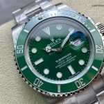 Super Clone Rolex Submariner 116610LV-0002 mit satiniertem Stahlband 40 mm