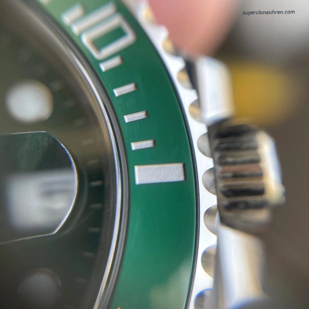 Super Clone Rolex Submariner 116610LV-0002 mit satiniertem Stahlband 40 mm