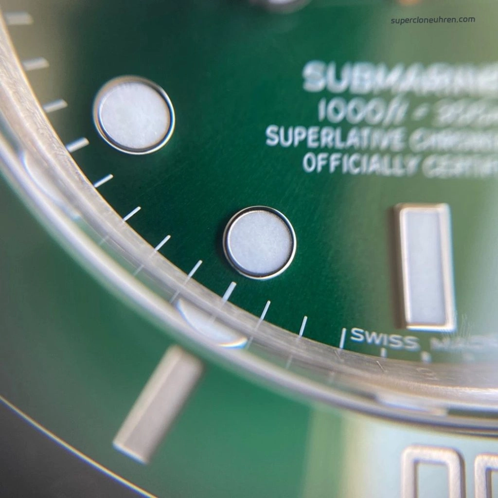 Super Clone Rolex Submariner 116610LV-0002 mit satiniertem Stahlband 40 mm
