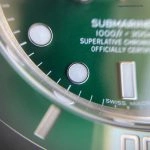 Super Clone Rolex Submariner 116610LV-0002 mit satiniertem Stahlband 40 mm