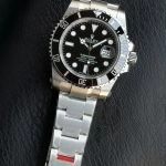 Premium Replica Uhr Rolex Submariner M116610LN-0001 schwarzes Zifferblatt Edelstahl 40 mm