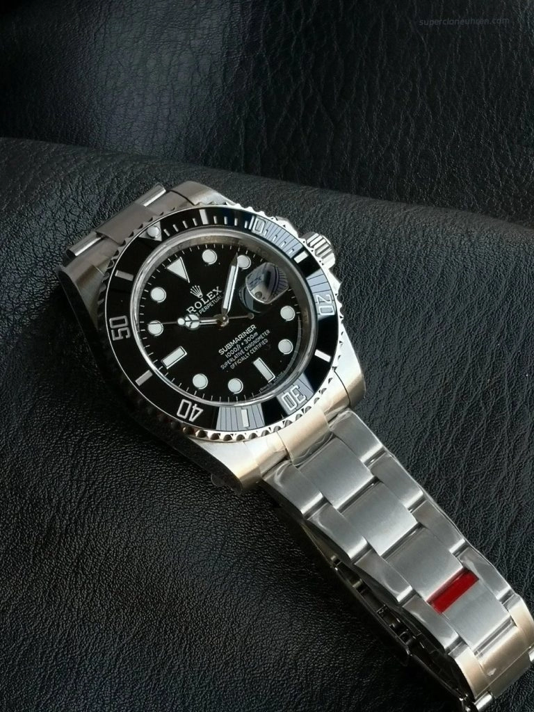 Premium Replica Uhr Rolex Submariner M116610LN-0001 schwarzes Zifferblatt Edelstahl 40 mm
