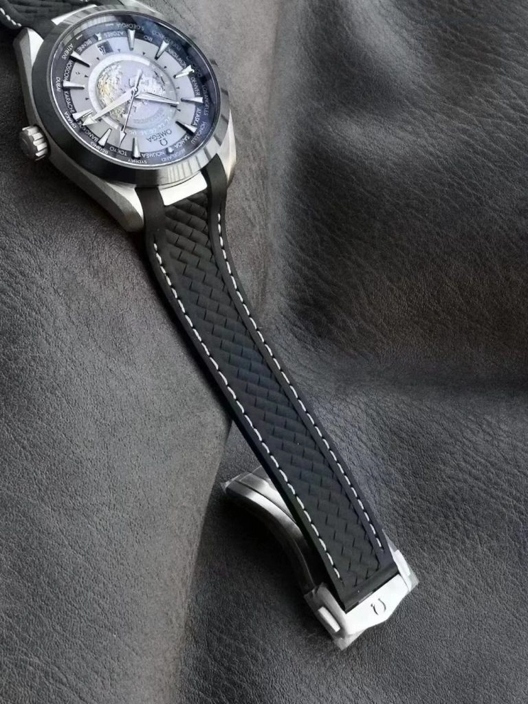 Premium Replica Uhr Omega Seamaster Aqua Terra Worldtimer 220.92.43.22.99.001 Titan 43 mm