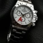 Super Clone Rolex Daytona 116520 weißes Zifferblatt Edelstahl 40 mm