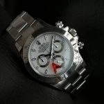 Super Clone Rolex Daytona 116520 weißes Zifferblatt Edelstahl 40 mm