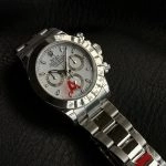 Super Clone Rolex Daytona 116520 weißes Zifferblatt Edelstahl 40 mm