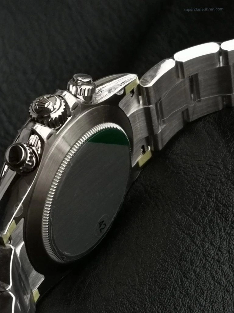 Super Clone Rolex Daytona 116520 weißes Zifferblatt Edelstahl 40 mm