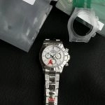 Super Clone Rolex Daytona 116520 weißes Zifferblatt Edelstahl 40 mm