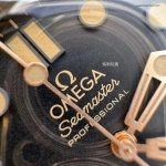 Premium Replica Uhr Omega Seamaster Diver 210.90.42.20.01.003 in Burgunderrot Bronze-Gold 42mm