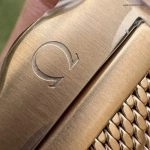 Premium Replica Uhr Omega Seamaster Diver 210.90.42.20.01.003 in Burgunderrot Bronze-Gold 42mm