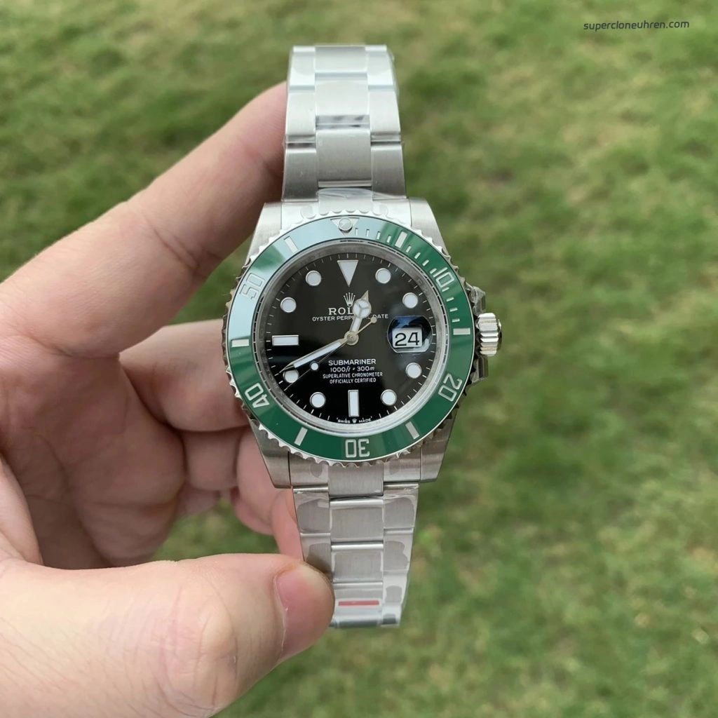 Super Clone Rolex Submariner 126610LV-0002 mit grüner Lünette 41mm