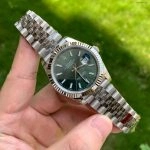 Super Clone Rolex Datejust 126334 mintgrünes Zifferblatt mit Jubilee-Band 41mm