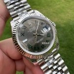 1:1 Super Clone Uhr Rolex Datejust 126334 grünes Zifferblatt Edelstahl 41 mm