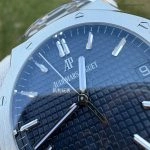 Premium Replica Uhr Audemars Piguet Royal Oak 15500ST.OO.1220ST.01 blaues Zifferblatt Edelstahl 41 mm