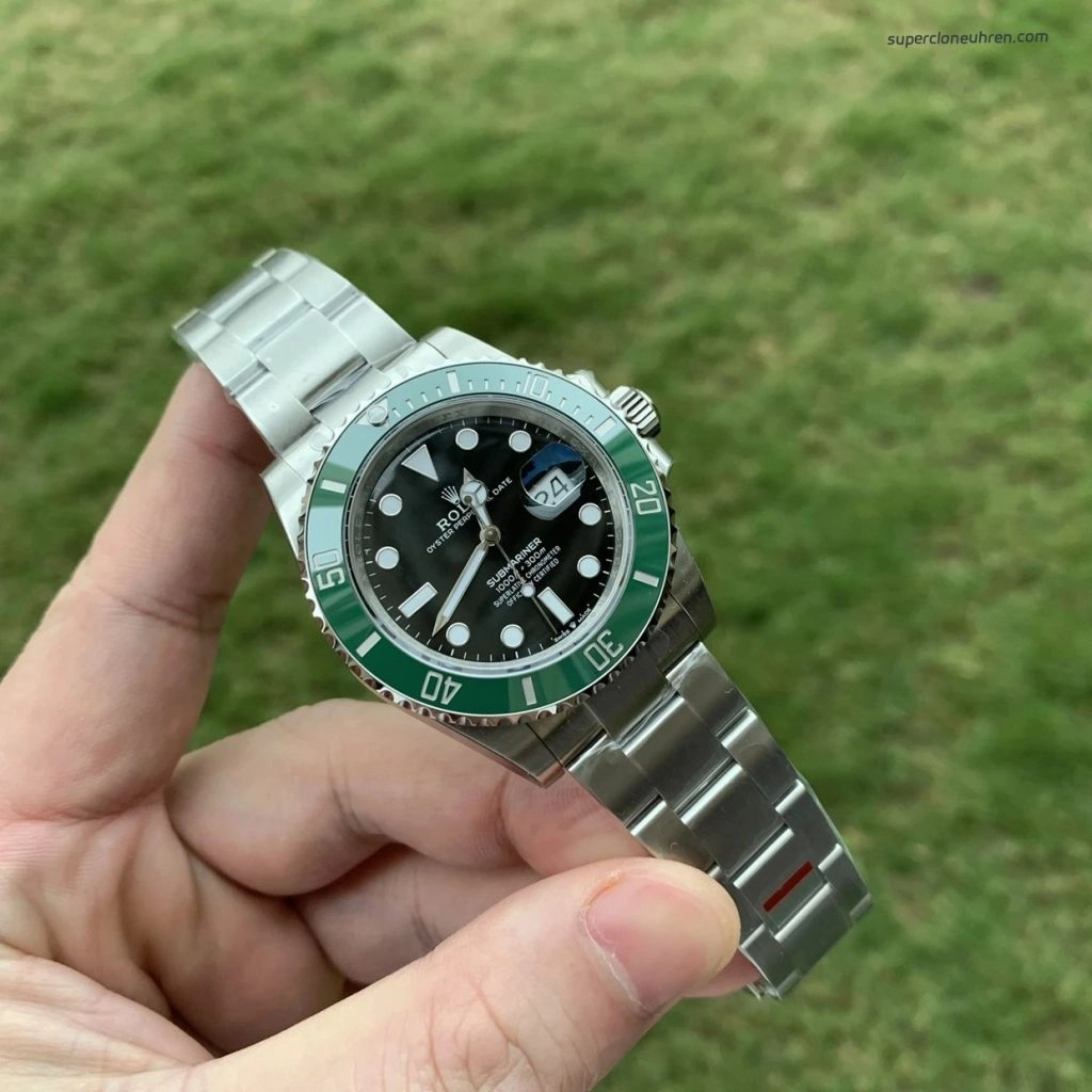 Super Clone Rolex Submariner 126610LV-0002 mit grüner Lünette 41mm