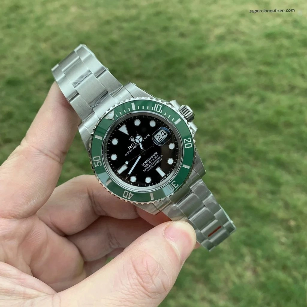 Super Clone Rolex Submariner 126610LV-0002 mit grüner Lünette 41mm