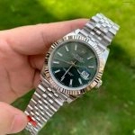 Super Clone Rolex Datejust 126334 mintgrünes Zifferblatt mit Jubilee-Band 41mm
