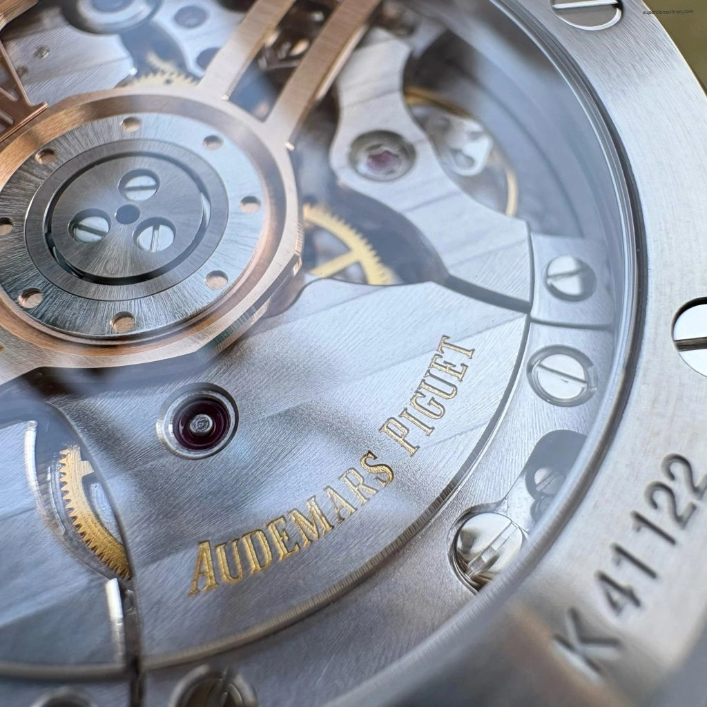 Premium Replica Uhr Audemars Piguet Royal Oak 15500ST.OO.1220ST.01 blaues Zifferblatt Edelstahl 41 mm