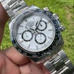 1:1 Super Clone Uhr Rolex Daytona 126500LN-0001 Panda-Zifferblatt Edelstahl 40mm