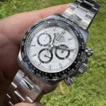 1:1 Super Clone Uhr Rolex Daytona 126500LN-0001 Panda-Zifferblatt Edelstahl 40mm