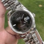 1:1 Super Clone Uhr Rolex Datejust 126334 grünes Zifferblatt Edelstahl 41 mm