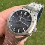 Premium Replica Uhr Audemars Piguet Royal Oak 15500ST.OO.1220ST.01 blaues Zifferblatt Edelstahl 41 mm