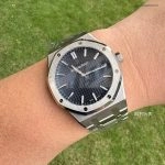 Premium Replica Uhr Audemars Piguet Royal Oak 15500ST.OO.1220ST.01 blaues Zifferblatt Edelstahl 41 mm