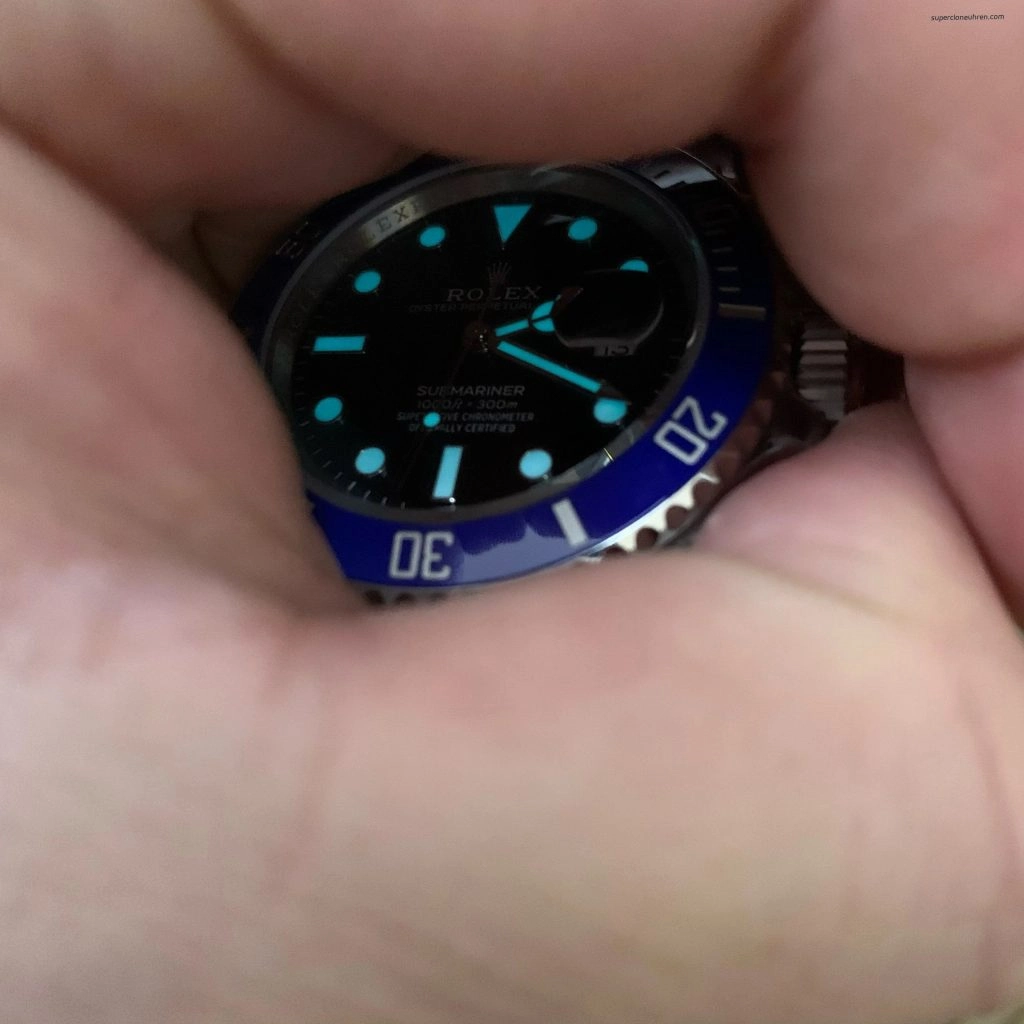 Super Clone Rolex Submariner m126619lb-0003 mit blauer Lünette 41mm