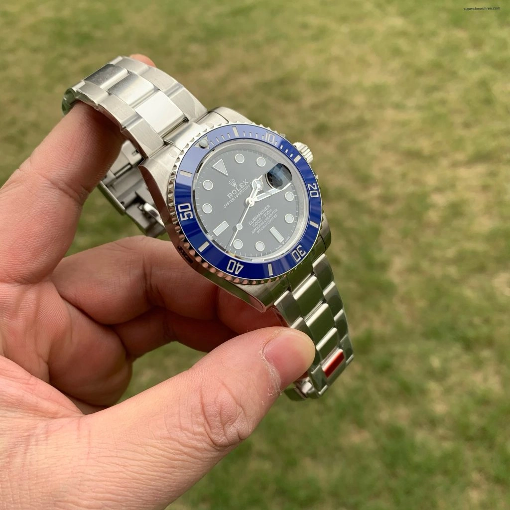 Super Clone Rolex Submariner m126619lb-0003 mit blauer Lünette 41mm