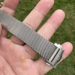 Super Clone Omega Seamaster 210.90.42.20.10.001 Bronze-Gold Titan Mesh-Armband 42 mm