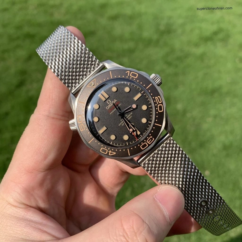 Super Clone Omega Seamaster 210.90.42.20.01.001 Titangehäuse mit Titanband 42 mm