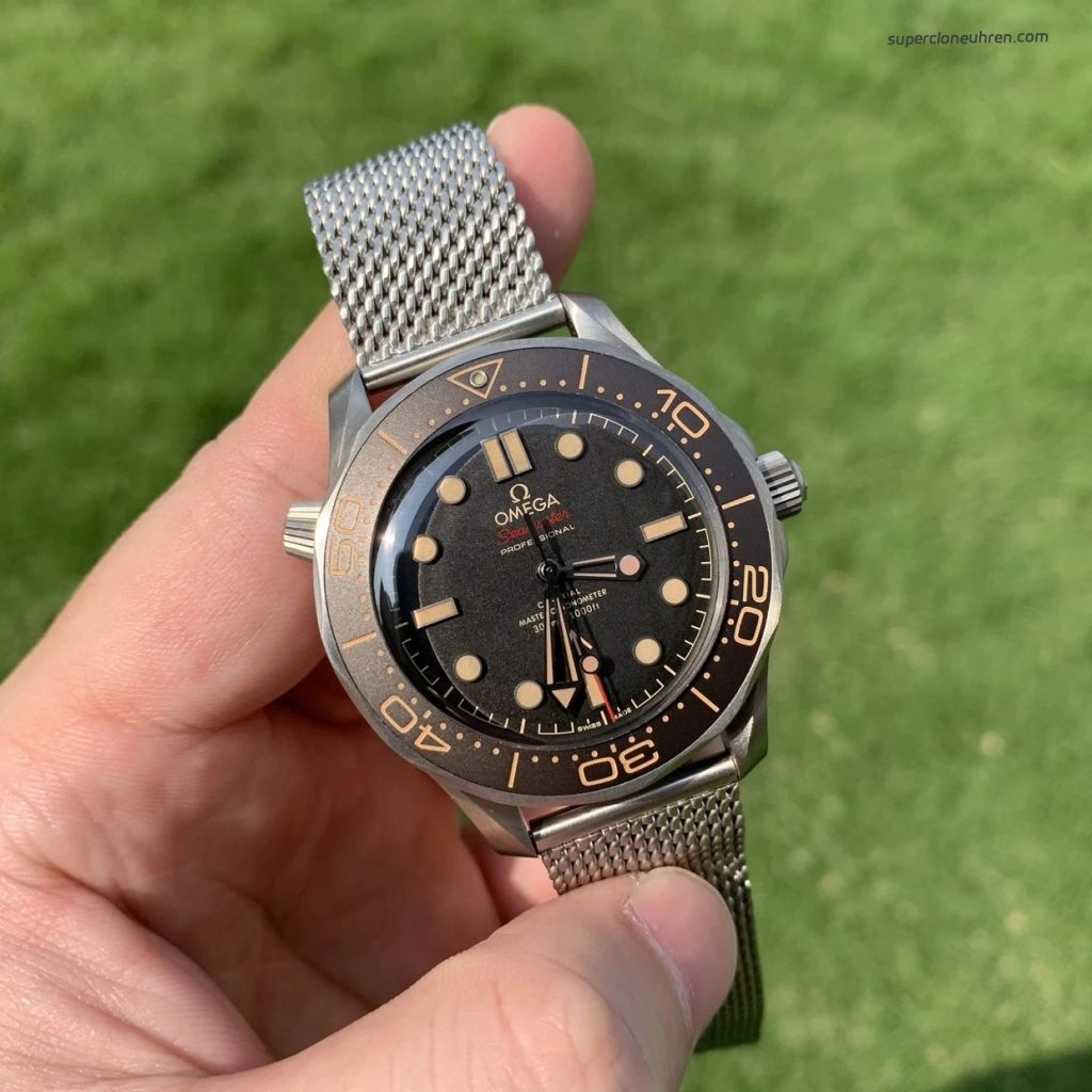 Super Clone Omega Seamaster 210.90.42.20.01.001 Titangehäuse mit Titanband 42 mm