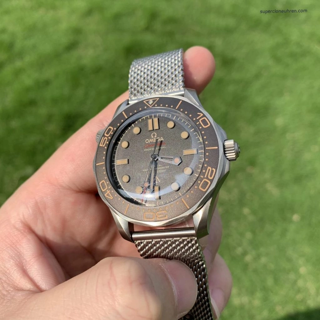 Super Clone Omega Seamaster 210.90.42.20.01.001 Titangehäuse mit Titanband 42 mm