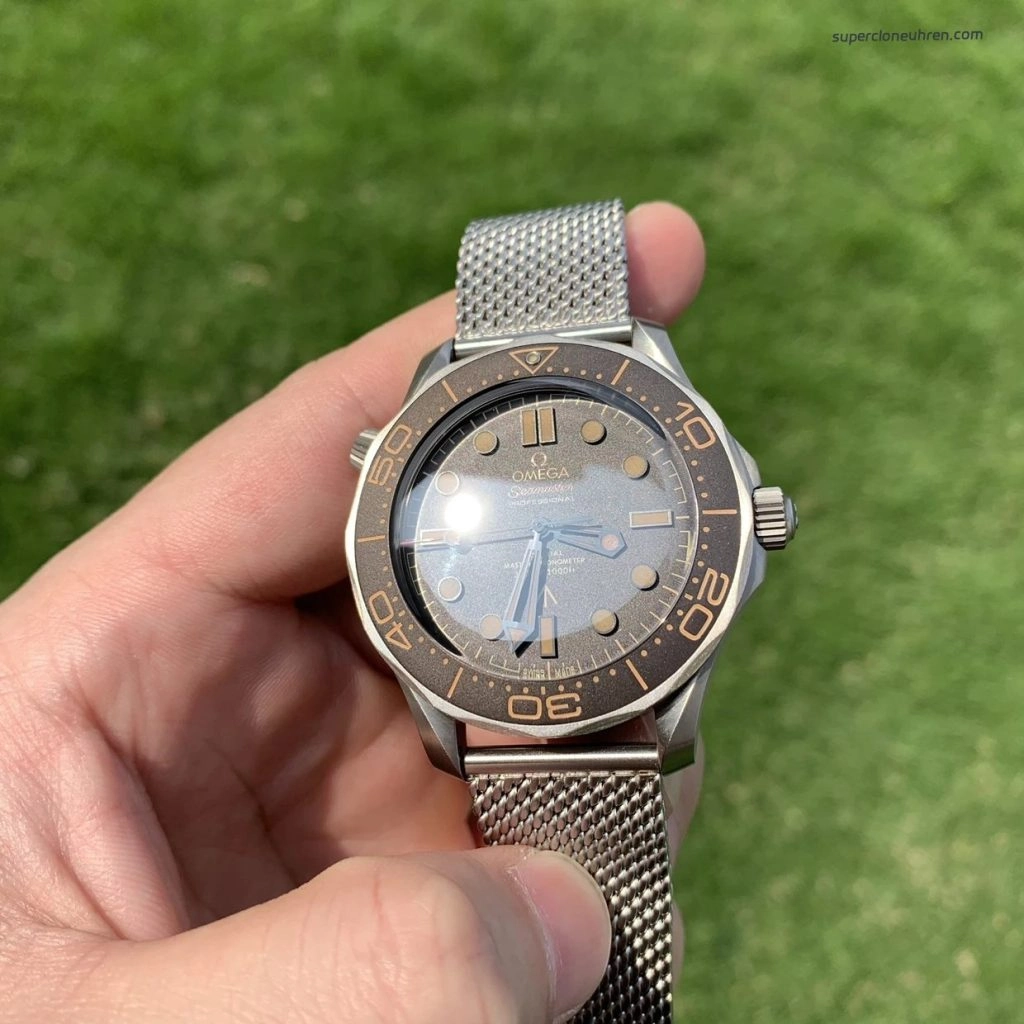 Super Clone Omega Seamaster 210.90.42.20.01.001 Titangehäuse mit Titanband 42 mm