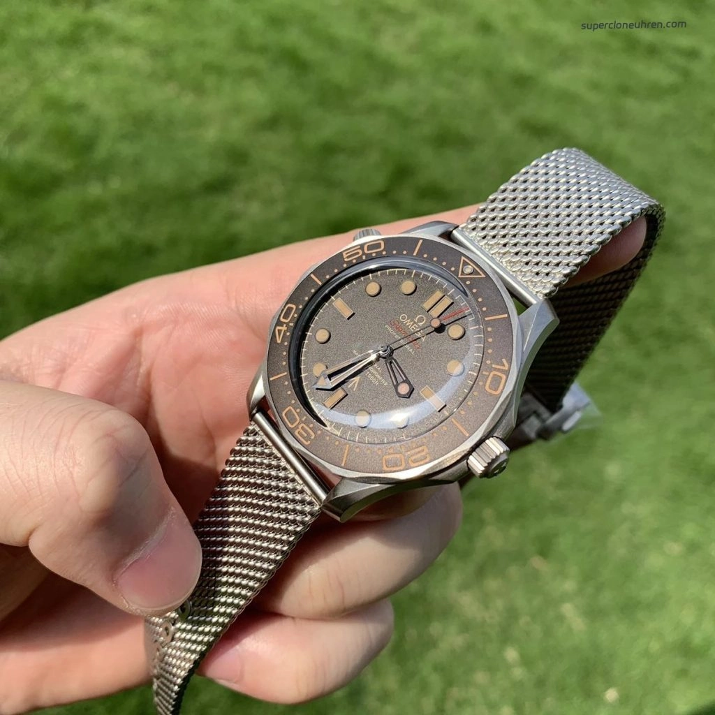 Super Clone Omega Seamaster 210.90.42.20.01.001 Titangehäuse mit Titanband 42 mm