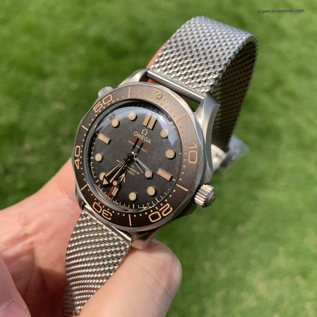 Super Clone Omega Seamaster 210.90.42.20.01.001 Titangehäuse mit Titanband 42 mm