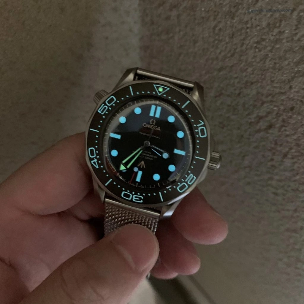 Super Clone Omega Seamaster 210.90.42.20.01.001 Titangehäuse mit Titanband 42 mm