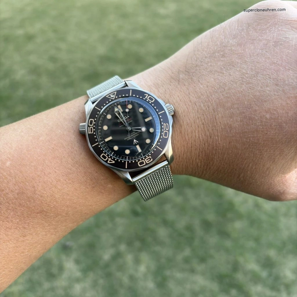Super Clone Omega Seamaster 210.90.42.20.01.001 Titangehäuse mit Titanband 42 mm