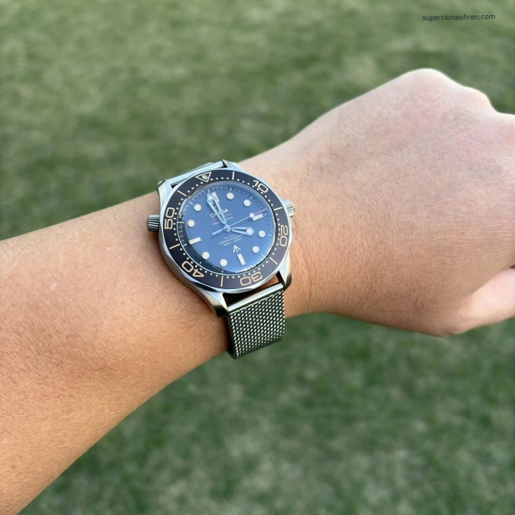 Super Clone Omega Seamaster 210.90.42.20.01.001 Titangehäuse mit Titanband 42 mm