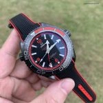 1:1 Super Clone Uhr Omega Seamaster Planet Ocean 215.92.46.22.01.003 Keramikgehäuse 45,5mm
