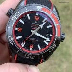 1:1 Super Clone Uhr Omega Seamaster Planet Ocean 215.92.46.22.01.003 Keramikgehäuse 45,5mm