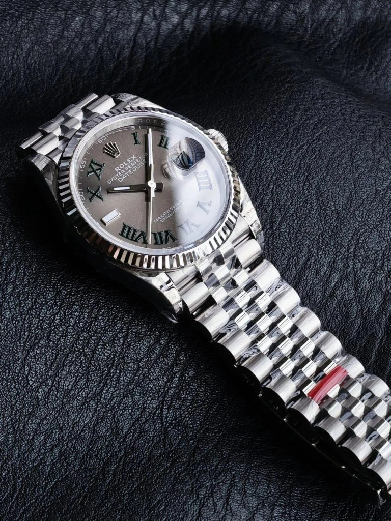 Premium Replica Uhr Rolex Datejust 126234 Grünrömisches Zifferblatt 36mm