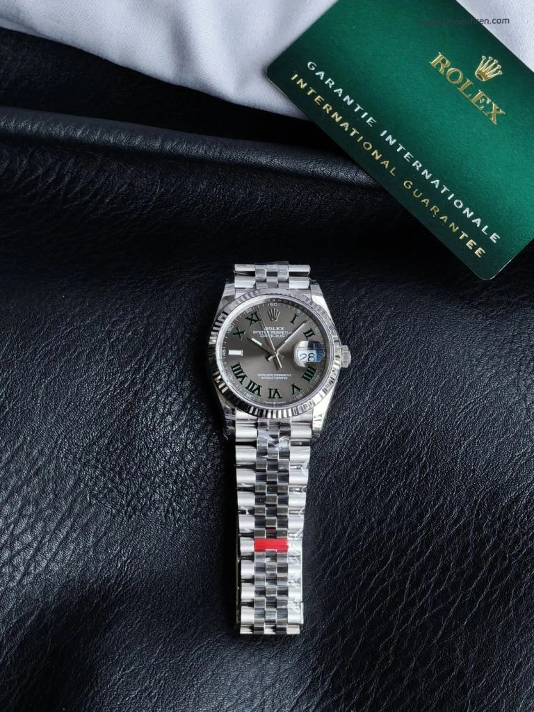 Premium Replica Uhr Rolex Datejust 126234 Grünrömisches Zifferblatt 36mm