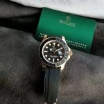 1:1 Super Clone Uhr Rolex Yacht-Master 116655 Roségold mit Oysterflex 40mm