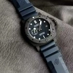 Premium Replica Uhr Panerai Submersible PAM01232 aus Carbon und Keramik 44mm
