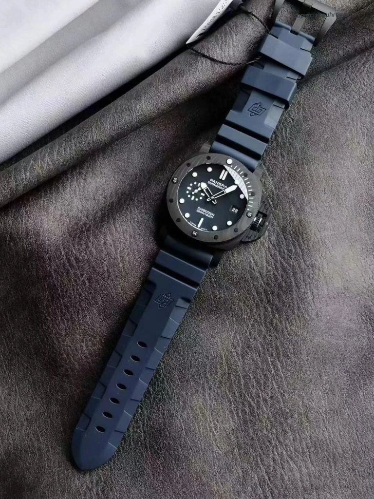 Premium Replica Uhr Panerai Submersible PAM01232 aus Carbon und Keramik 44mm
