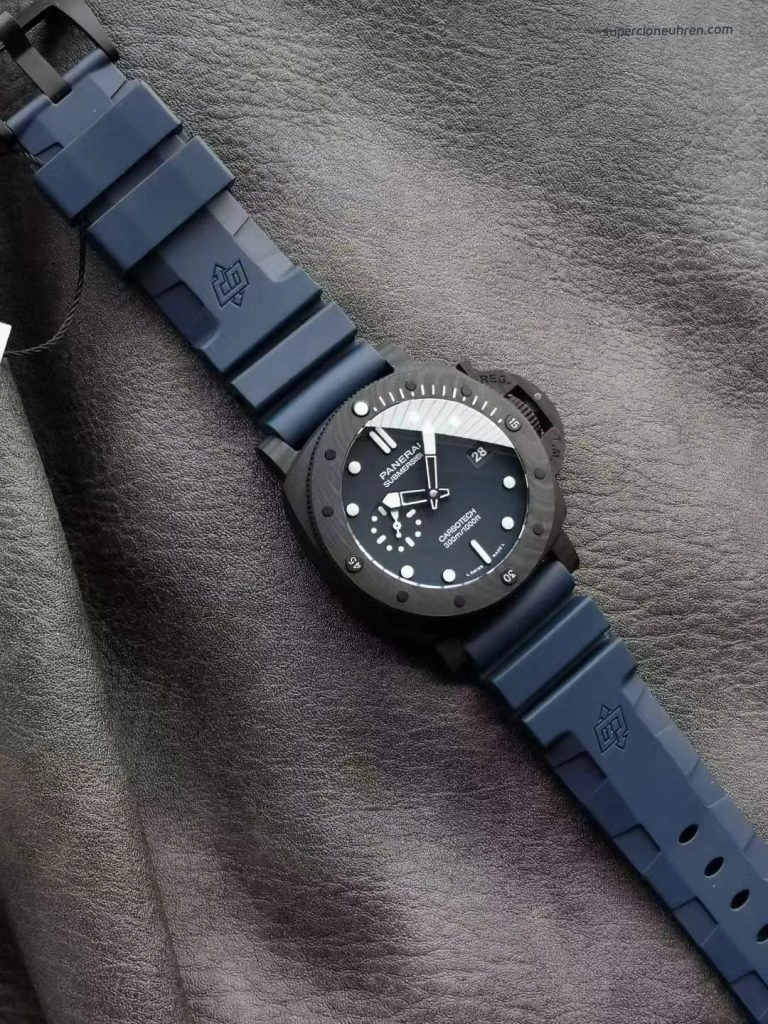 Premium Replica Uhr Panerai Submersible PAM01232 aus Carbon und Keramik 44mm